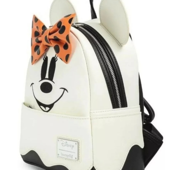 Loungefly Disney's Glow In The Dark Minnie Halloween Backpack - Picture 3 of 5